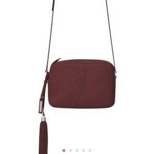 Saint Laurent mono leather camera bag